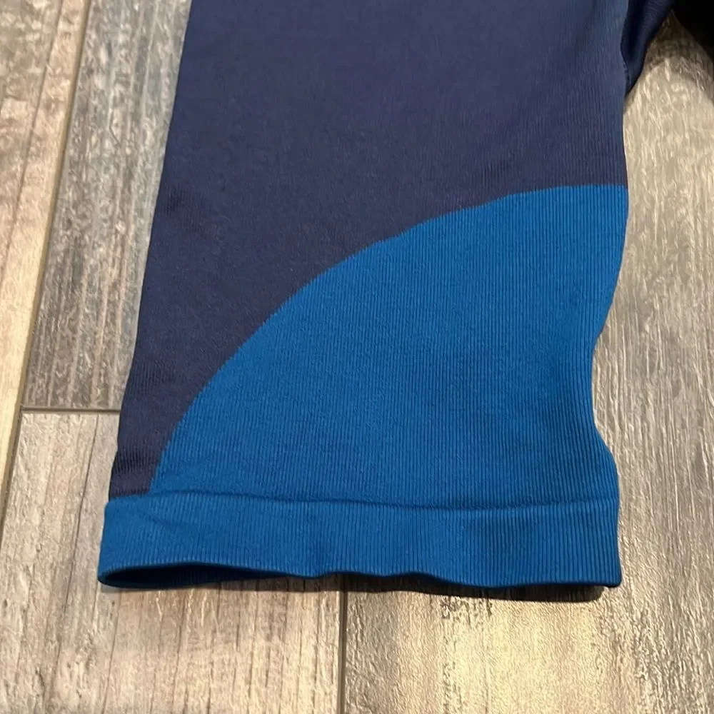 Fabletics High Rise Two Tone Bike Shorts Size XS